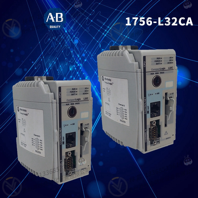 A-B 1756-PC75模块 控制卡 变频器 触摸屏